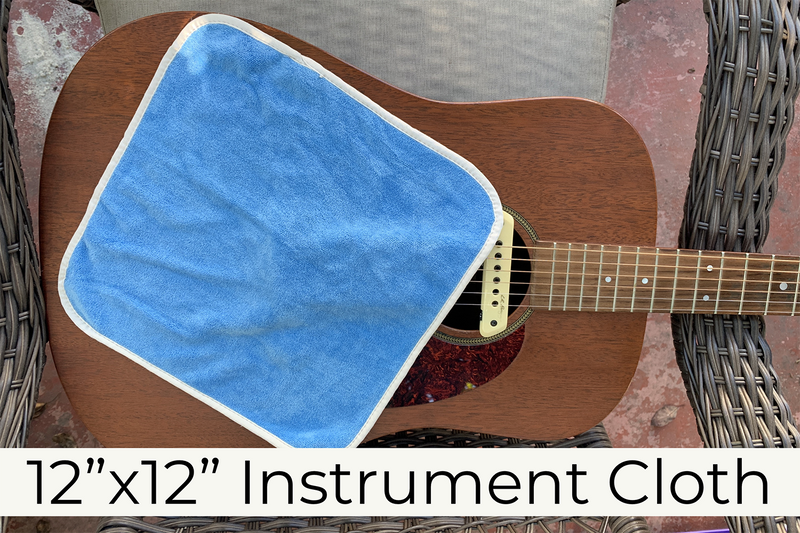Super Soft Microfiber Guitar and Instrument Cloth(400gsm, 12 in. x 12 in.)