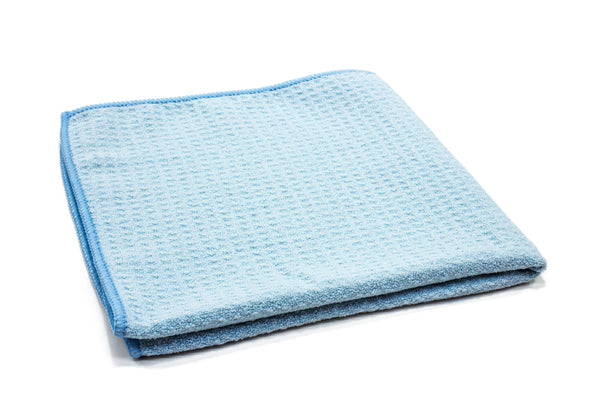 Lightweight Waffle-Weave Window and Glass Towels (300 gsm, 16 in. x 16 in.)