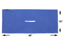 Center Cut Microfiber Golf Towel - Waffle Weave (400 gsm, 16 in. x 40 in.)