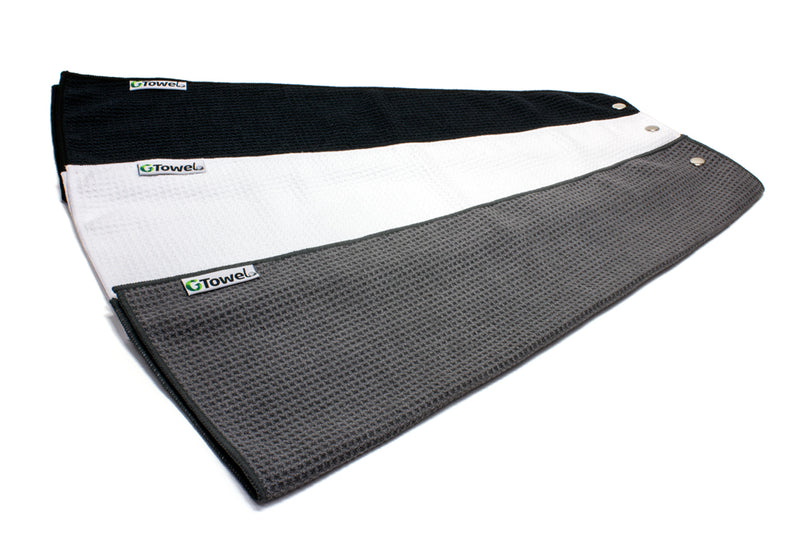 Greenside Microfiber Golf Towel Set - 3 pack