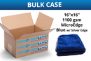 The Blue Whale - Extra Heavy Microfiber Car Towel (1100 gsm, 16 in. x 16 in.) CASE of 60