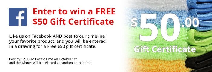 $50 Gift Certificate Giveaway
