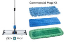 Commercial Mop with Microfiber Pads