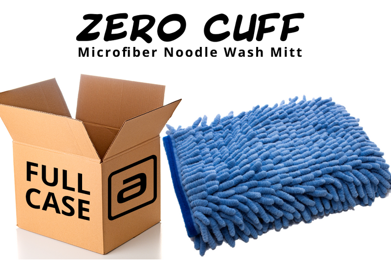Autofiber Zero Cuff Noodle Wash Mitt Black