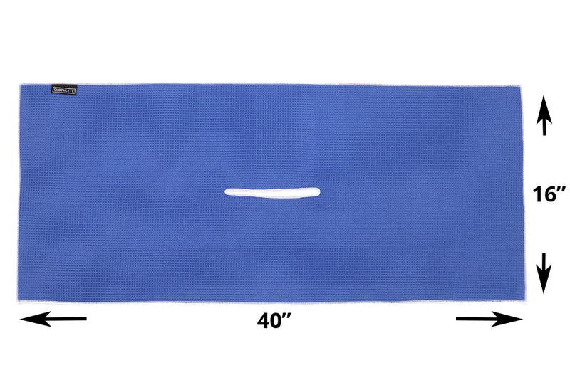 Center Cut Microfiber Golf Towel - Waffle Weave (400 gsm, 16 in. x 40 in.)