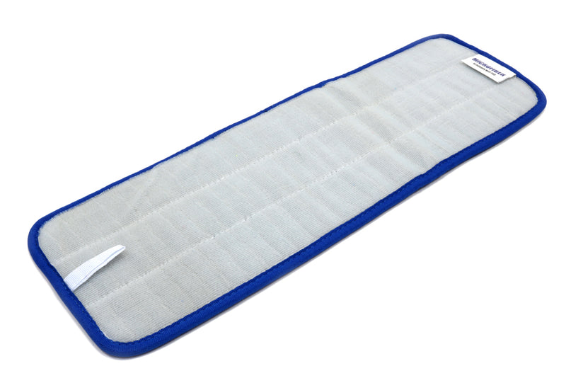 18'' x 5.5'' Microfiber Scrubber Mop Pad - Vertical Stripes
